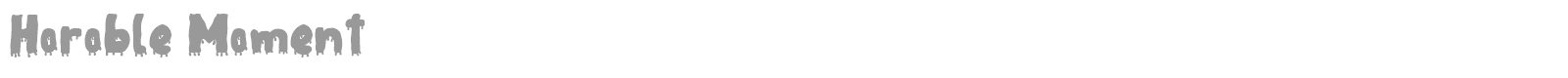 Horoble Moment font preview